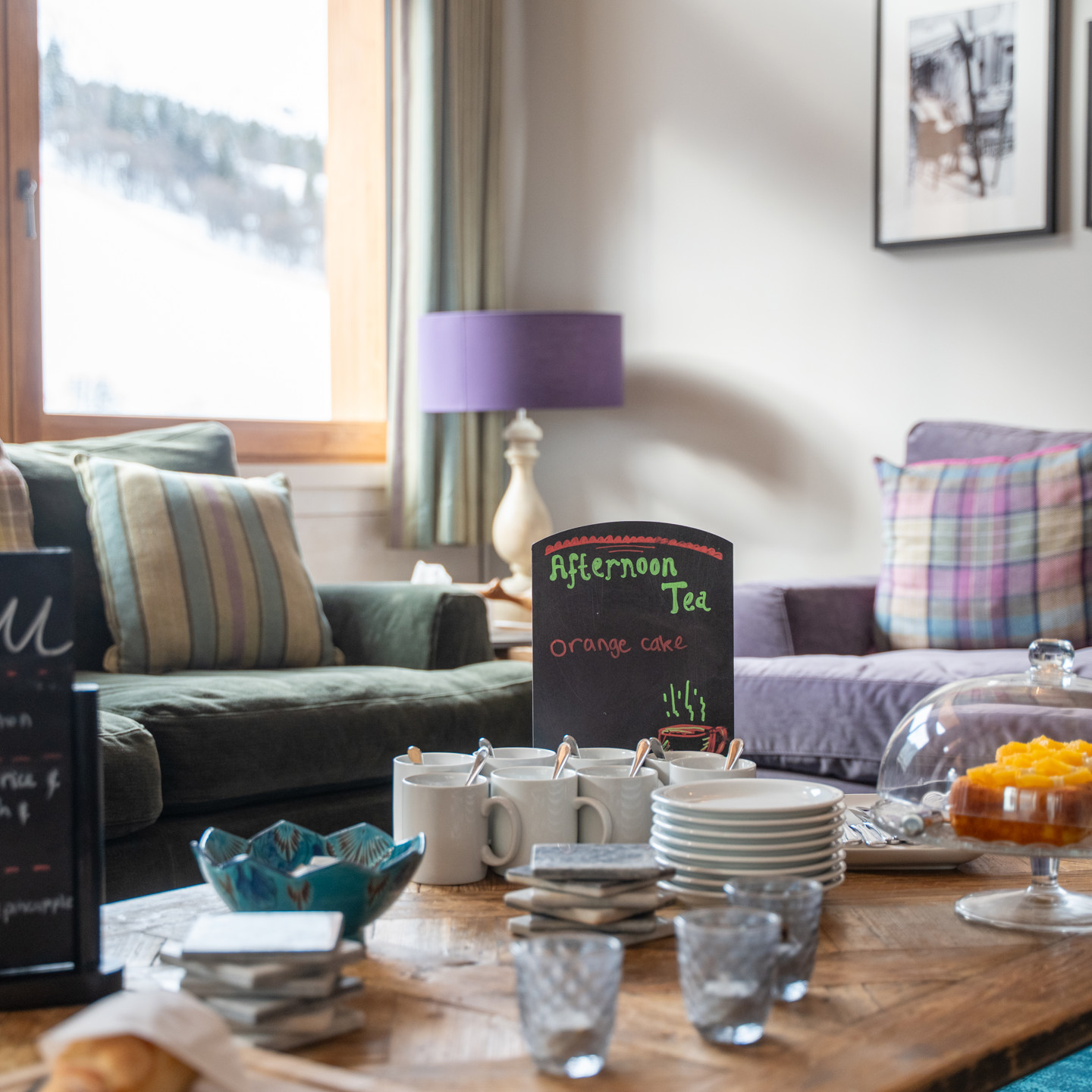 Chalet Pasarale, Afternoon Tea