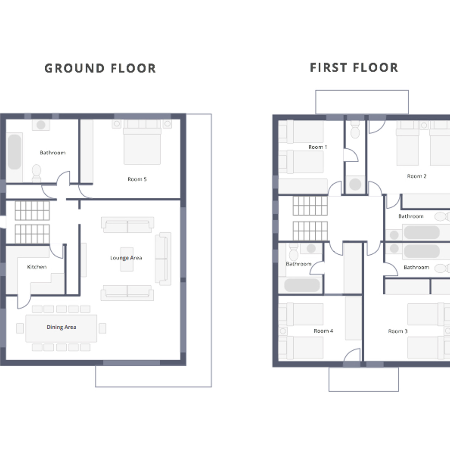 Floorplan for Chalet Cecilia