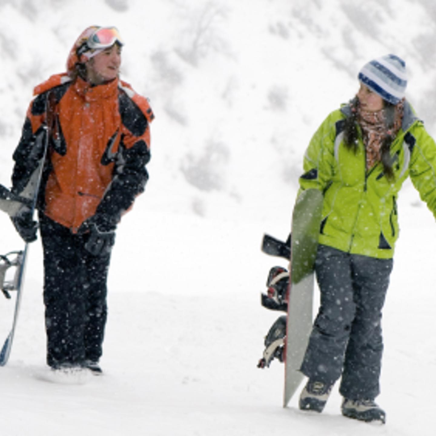 Skiing For First Time 2