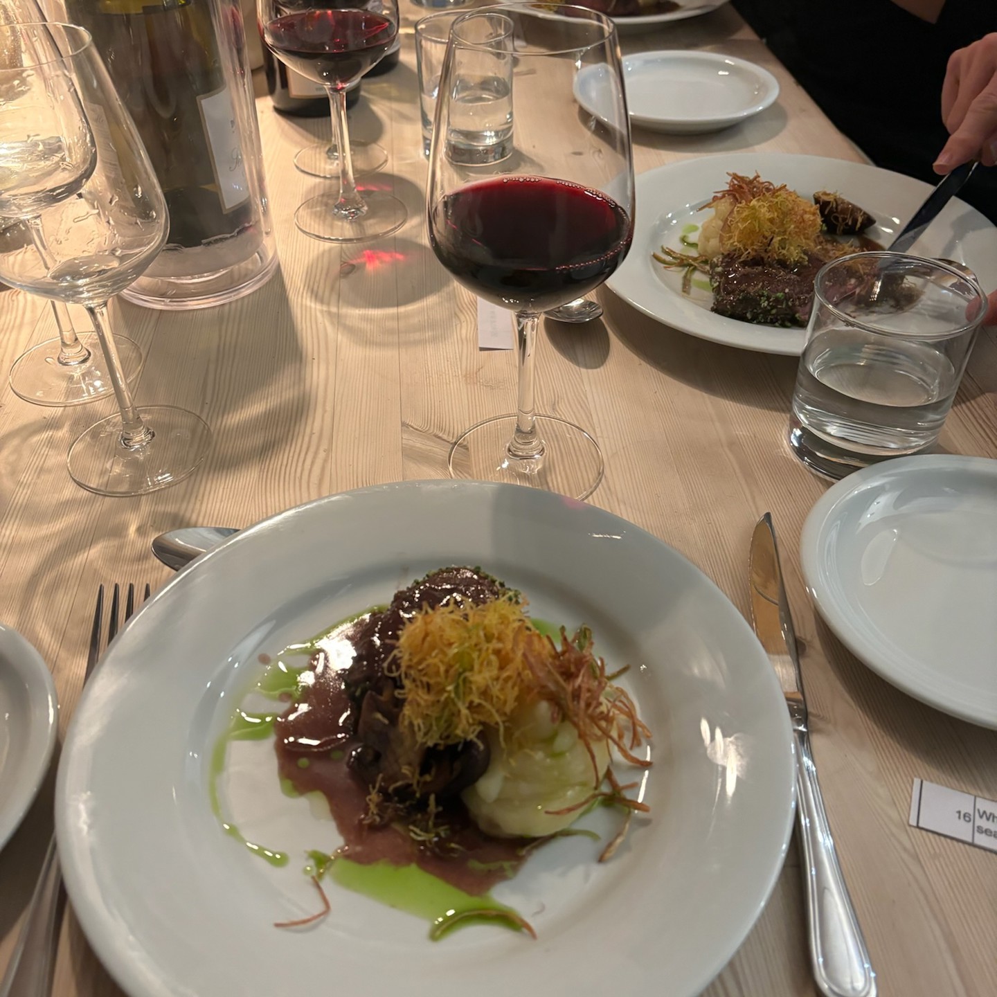 A delicious dinner is served on 5 nights